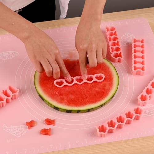 HUAKENER Mini Cookie Cutters - Biscuit Molds, Cute Cookie Cutter Set