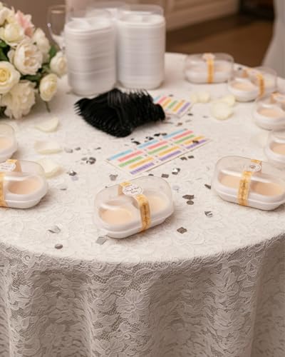 Plastic Mini Cupcake Container, 100 Pack Clear Plastic Mini Cake Box Individual Cupcake Containers, Cup Cake Holders With Lid For Wedding Birthday Party Gifts Supplies (Two-piece pack) - size: Two-piece pack