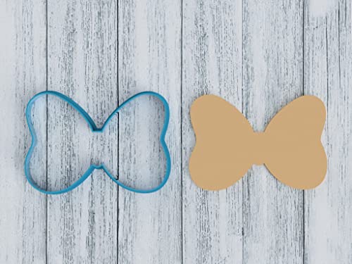 Bow Outline Cookie Cutter – Ribbon/Decoration/Lace Shape for Sugar Cookies, Fondant & Clay – Themed Baking Mold (1437) (8 inch) - size: 8 Inch