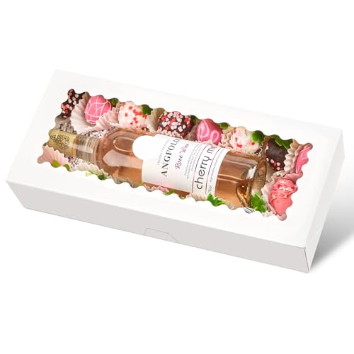 Ocmoiy Cookie Boxes with Window, 16x6.5x2.5 Inches, 20 Pack - color: 16 x 6.5 x 2.5 Inch
