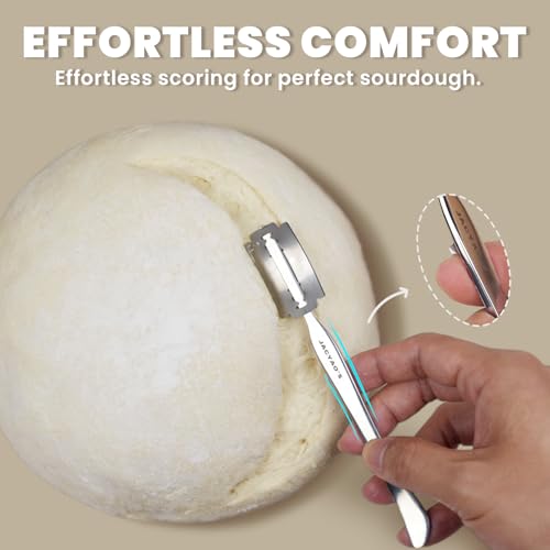 Bread Lame & Dough Scissors, Sourdough Scoring Tool Kit, 10 Blades - style: 304 bread lame & 420 sourdough scissors