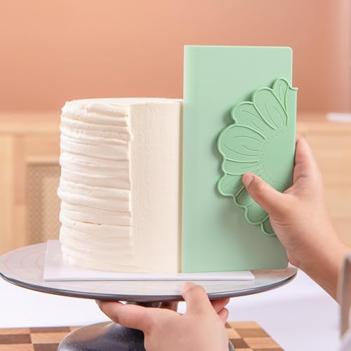 KALAIEN 2PCS Cake Smoother Scraper Dough Scraper Tools Set