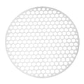 PATIKIL Round Barbecue Grill Mesh Grate, 8" Circular Stainless Steel BBQ Mesh Rack Circular Hole Round Barbecue Grilling Net for Outdoor Camping Home Party Family Gatherings - size: 8 inch