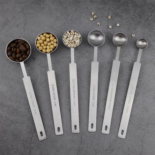 4Pcs Stainless Steel Measuring Spoons Set for Baking