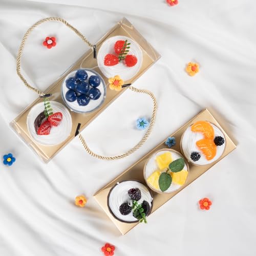 20Pcs Clear Cupcake Boxes with Handle, Cupcake Carrier for Party - color: B-Gold 9x3x3in