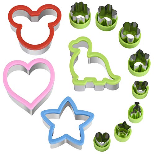 Hhyn Sandwich Cutters Set for Kids, 12 PCS