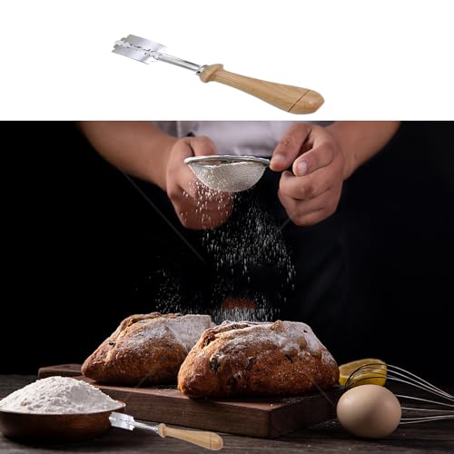 Bread Lame, Stainless Steel Bread Lame Dough Scoring Knife, Premium Sourdough Scoring Tool Bread Scorer with 10 Razor Blades for Scoring Sourdough Bread.