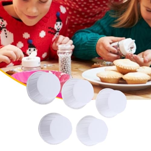 100Pcs Paper Baking Cups, Polka Dot Cupcake Liners, Mini Muffin Wrappers for Party and Wedding, 1.97x1.5x1.18 in(White) - color: White