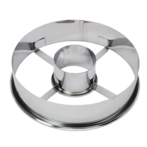 Zorfeter Stainless Steel Donut Cutter, 2 Pack, 3.86 Inch