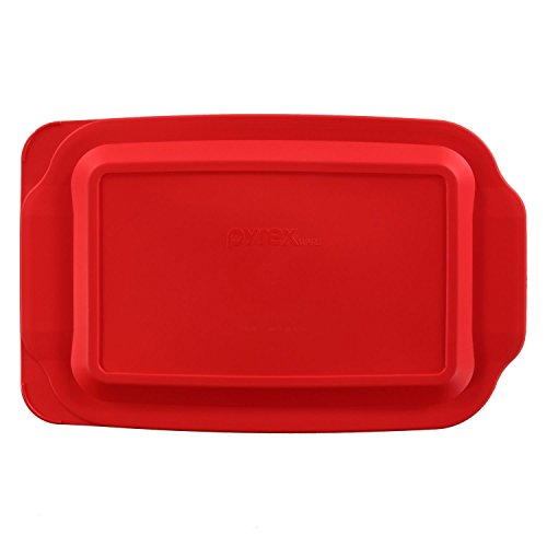 Pyrex 233 3-Qt Dish & 233-PC Red Lid - Made in USA