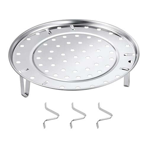 Round Steaming Tray, Stainless Steel, 10.2 Inch