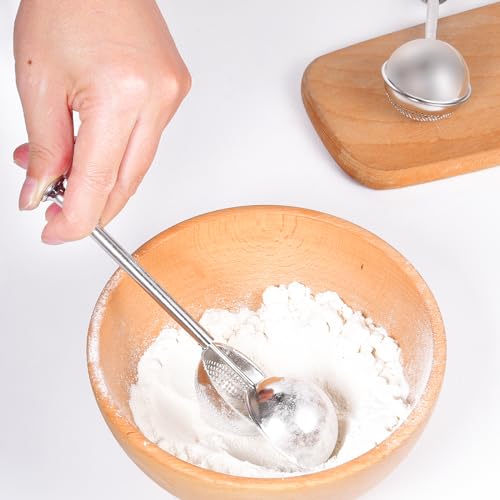 Flour Baking Sifter, Flour Sieve Bakers Dusting Wand