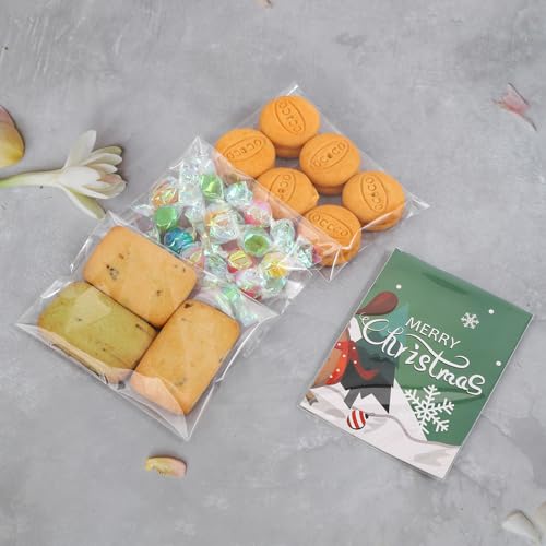 300 Pcs 3 x 4 In Cellophane Bags Self Adhesive Small Clear Plastic Cello Treat Bags Self Sealing 1.4 Mil for Candies Bakery Candle Cookie Soap Cards - color: Clear, size: 3x4inch(300pcs)