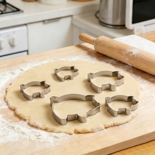 Cookie Cutters, 5 Pack (Pig) - style: Pig