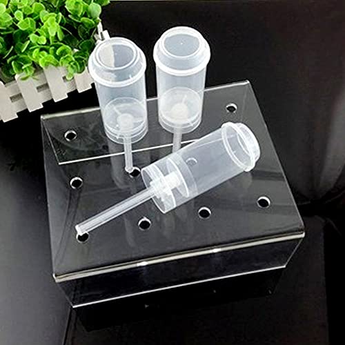 Esowemsn 12 Hole Clear Acrylic Cake Stand - Push Pop Cake Containers