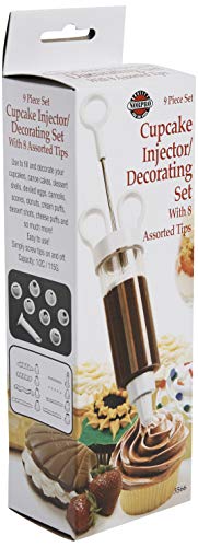Norpro Cupcake Injector & Decorating Icing Set, 9 Piece Set