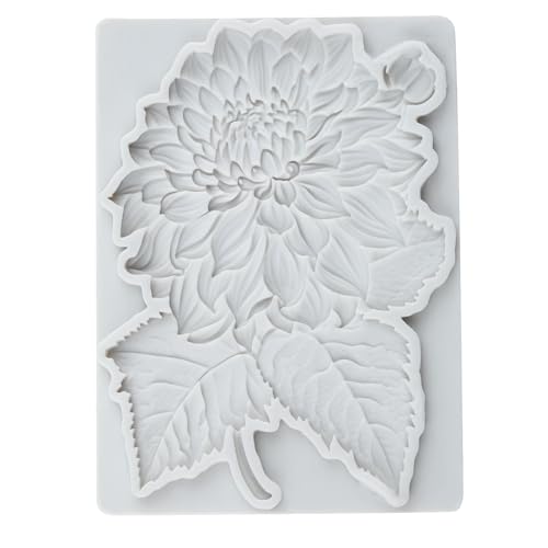 Flower Silicone Mold Rose Hydrangea Flower Fondant Molds Set of 4 - color: Style L