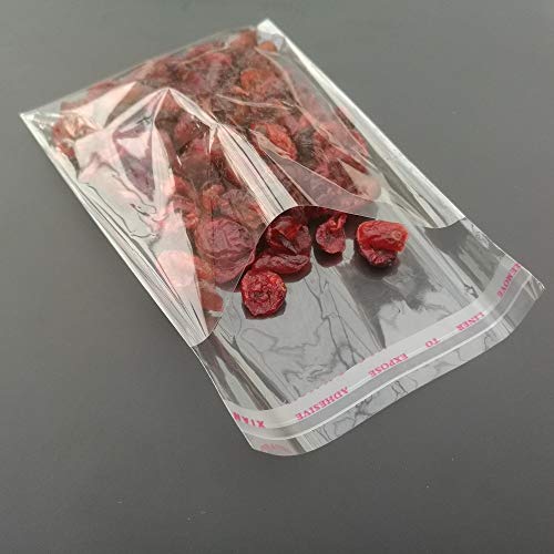 200pcs 5"x5" Clear Resealable Cellophane Bag Self Adhesive Seal - size: 5x5 Inch (Pack of 200)