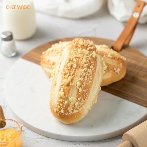 CHEFMADE 15-Inch Baking Sheet Pan, Non-Stick Square Jelly Roll Bakeware for Oven Roasting Meat Bread Battenberg Pizzas Pastries 15.8" x 11.8" x 0.47" (Champagne Gold) - size: 15.8" x 11.8" x 0.47"