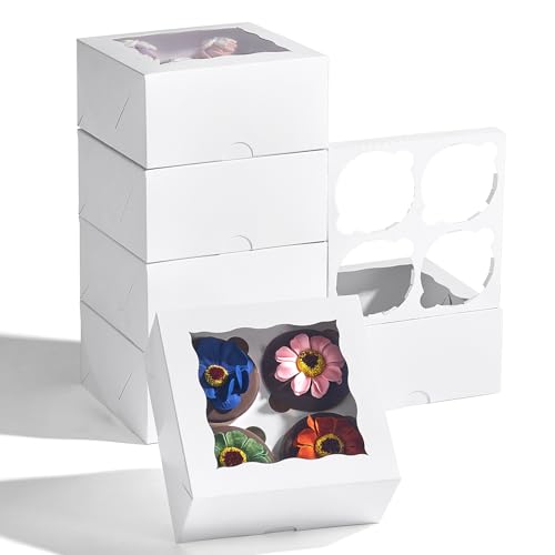 50 Pack White Chocolate Bomb Gift Boxes Auto pop up - color: White