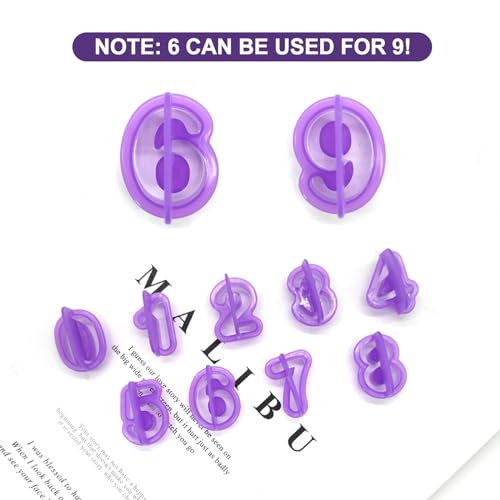 BlingKingdom 40 PCS Mini Alphabet Cookie Cutters, Fondant Letter Cutter Set