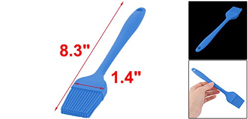 uxcell Silicone Family Bakery Cookie Cake Baking Tool Cream Butter Pastry Brush Blue - color: Blue