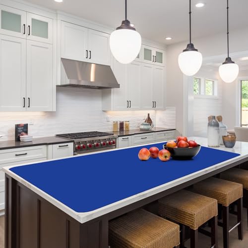 Silicone Protector Mat 47x24 Inch,Blue - color: Bule