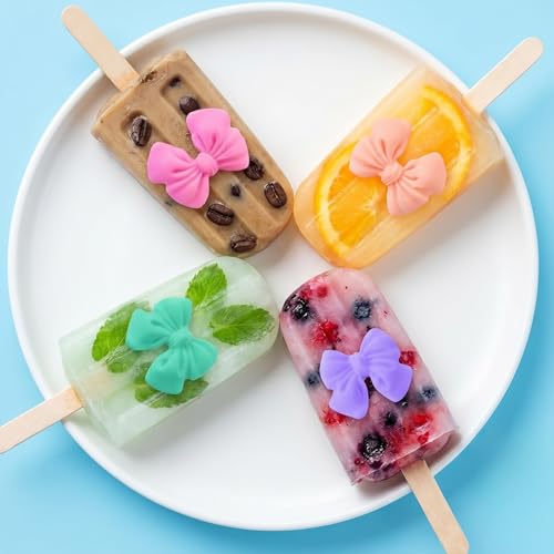 4pcs Bow Chocolate Mold, Reusable, Easy to Demold