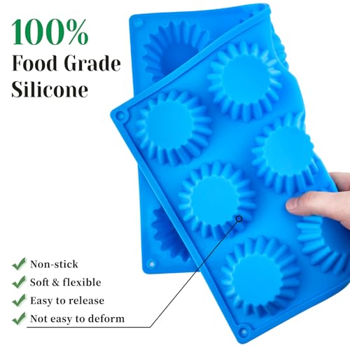 Peanut Butter Cup Silicone Molds, 3 PCS, 12 Cavity