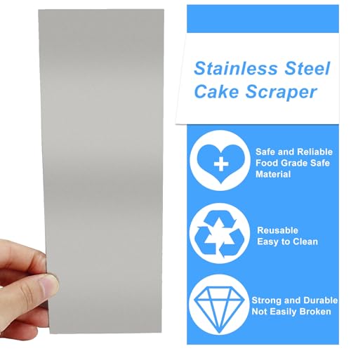 Bonsicoky Stainless Steel Cake Scraper - size: 1 Pack