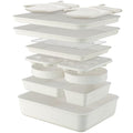 Wildone 13-Piece Baking Pans Set, Nonstick Bakeware Sets, White - color: White