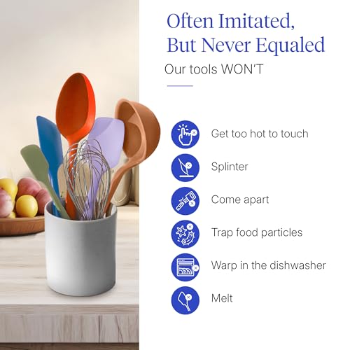 GIR: 10-Piece Silicone Ultimate Kitchen Utensils Set – Mediterranean - color: Mediterranean, size: 10 - Piece Set