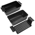 Meatloaf Pan with Drain Tray, 2 Pack Meat Loaf Pan with Drip Tray