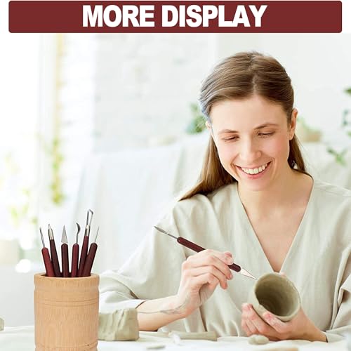 LINPHCEY 6-Piece Clay Sculpting Tools Set Perfect for Polymer Air Dry Modeling Clay Beginners & Professionals Ideal for DIY Pottery & Ceramics Tools for Clay Sculpting & Crafting - color: 6PCS-SET