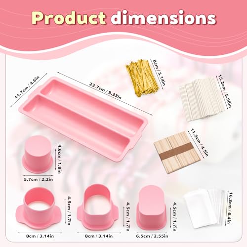 Cakesicle Cutter, Cakesicle Mold Set with 9in Tray, Cake Pop Mold with Acrylic Stand, 150 Sticks, 100 Bags and 100 Twist Ties, Baking Tools for Easter Home Birthday Parties Wedding Desserts