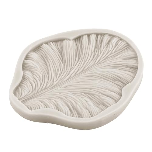 Sijiangmold Leaf Silicone Veining Mold Fondant Leaf Veining Mold Set Of 6 - color: Style D