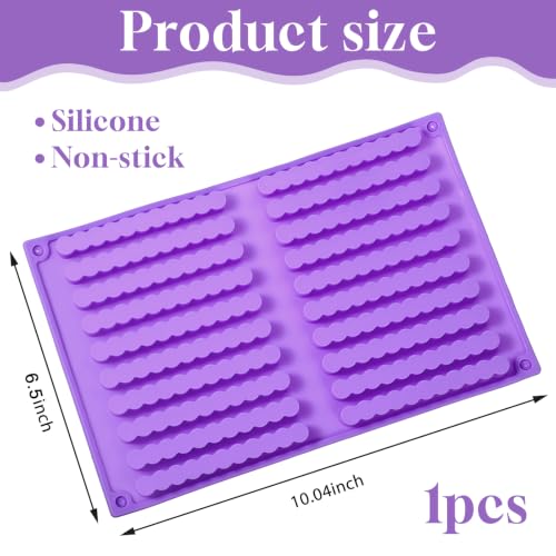1Pcs Non-stick Pretzel Silicone Mold, Chocolate Silicone Strip Molds