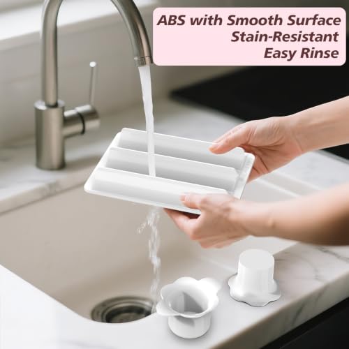 Cake Pop Molds Set, 4 Shapes with Tray，Non-3D Printed，1.75" Size