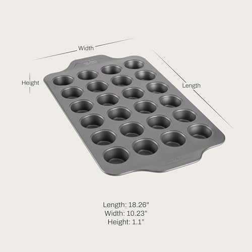 All-Clad Pro-Release Nonstick24-Cup Mini Muffin Pan - size: 24-Cup Mini Muffin Pan