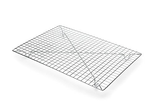 Fox Run Rectangular Cooling Rack, Iron/Chrome, 10-Inch x 14-Inch - style: 14" x 10"