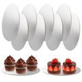8 Pack 10 Inch Round Cake Boards,Silver Cardboard Cake Rounds - color: Silver, size: 10Inch, style: Classic Round