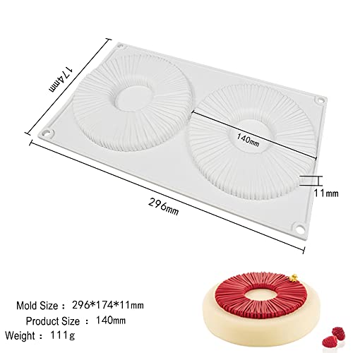 mostsom Silicone Donut Molds Non-Stick Donut Pan Food Grade Silicone Pans for Doughnut Baking (Doughnut I) - size: Doughnut I