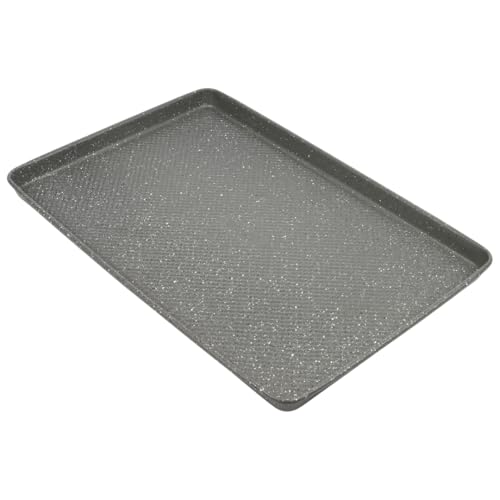 David Burke 17x11 Cookie Sheet – Carbon Steel, PFTE & PFOA Free, Oven Safe, Non-Toxic, Perfect for Baking and Roasting – Gray Speckle - color: Gray Speckle, size: 17x11" Cookie Sheet