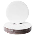 ONE MORE [25pcs] 10" White Cakeboard Round,Disposable Cake Circle Base Boards Cake Cardboard Pizza Plate platter 10 inch,Pack of 25