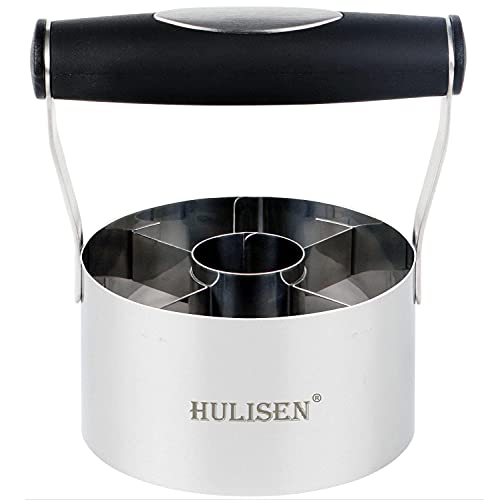 HULISEN 3.5 in Donut Cutter & Biscuit Cutter Set with hole, Stainless Steel - size: 3.5" Donut Cutter & Biscuit Cutter