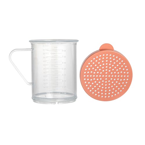 Restaurantware Spice Shaker 1 Count Plastic Shaker, Durable Seasoning Dredge with Rose Medium Lid, Clear Shaker for Commercial Kitchens, Pizzerias, and Bakeries - style: Medium
