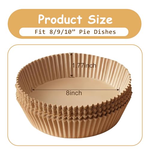 100pcs Parchment Paper for Pie Weights, Pie Crust Weights for blind baking