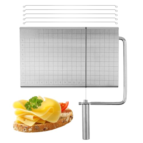Cheese Slicer Graduated Board + 6 Extra Replaceable Wires