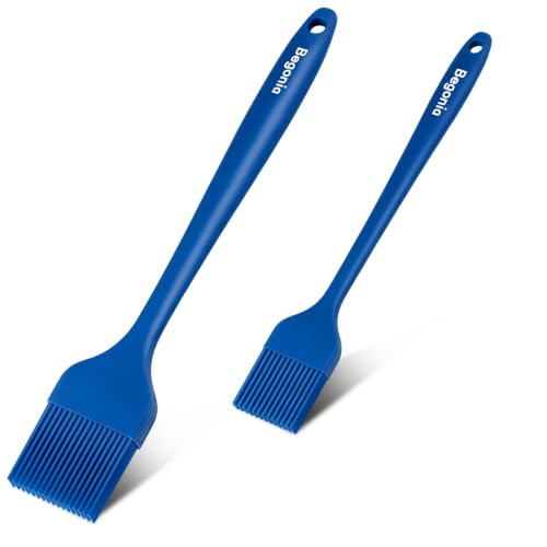 Begonia Silicone Pastry Brush (Blue) - color: Prussian Blue