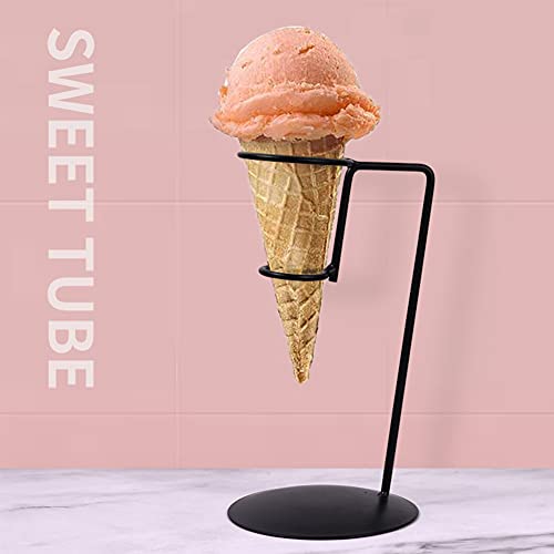 Ice Cream Cone Holder Stand, Waffle Cone Display Rack, Food Serving Rack